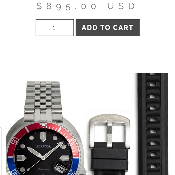 Heritor Matidor Pepsi Automatic Watch - Picture 2 of 3